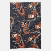 Linge De Cuisine Pandas rouges dans les arbres (Vertical)