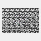 Linge De Cuisine Pandas sur violet (Horizontal)