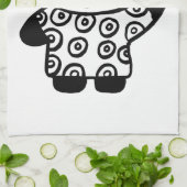 Linge De Cuisine Pandy personnalisé le Panda (Plié)