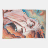 Linge De Cuisine Panic Waves peinture à l'huile (Horizontal)