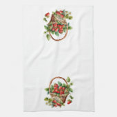 Linge De Cuisine Panier de fraises fraîches (Vertical)