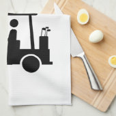 Linge De Cuisine Panier de golf I Heart (Love) (Quart Plié)