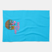 Linge De Cuisine Panier de Pâques Hoppy (Horizontal)