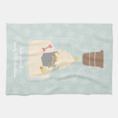 Linge De Cuisine Panier de sable de Noël de plage (Horizontal)