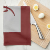 Linge De Cuisine Panneau chinois zodiaque rouge lapin (Quart Plié)