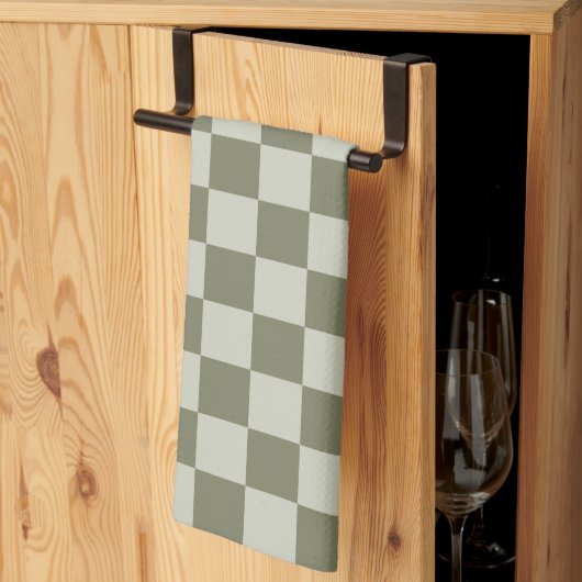 Linge De Cuisine Panneau de configuration Sage Green (Pliage en tiers)