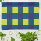 Linge De Cuisine Panneau de contrôle bleu Green Navy (Plié)