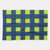 Linge De Cuisine Panneau de contrôle bleu Green Navy (Horizontal)