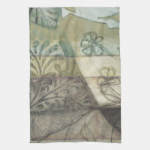 Linge De Cuisine Panneau de jardin avec Feuilles, fleurs et herbe (Vertical)