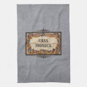 Linge De Cuisine Panneau de la maison espagnole (personnalisable) (Vertical)