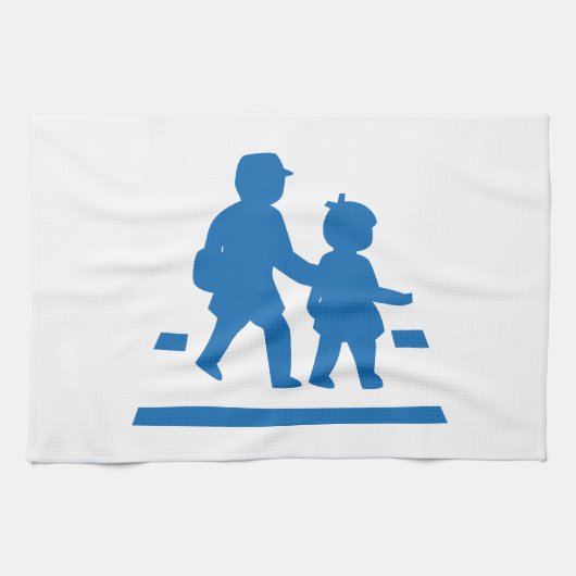 Linge De Cuisine Panneau de signalisation scolaire >> Japonais (Horizontal)