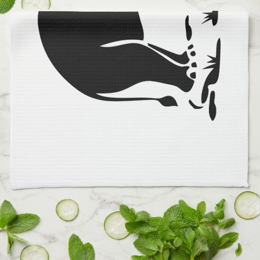 Linge De Cuisine Panneau de trekking des éléphants asiatiques devan (Plié)