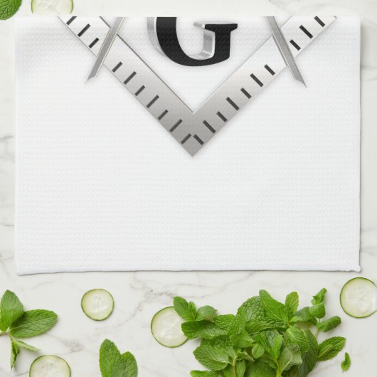 Linge De Cuisine Panneau franc-maçonnerie (Plié)