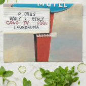 Linge De Cuisine Panneau Sky Ranch Motel (Plié)