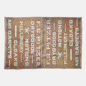 Linge De Cuisine Panneau Vieux magasin peint (Horizontal)