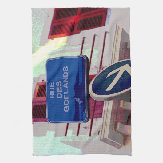 Linge De Cuisine Panneaux de rue (Vertical)