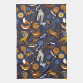 Linge De Cuisine Paño de cocina Animals Outer Space (Vertical)