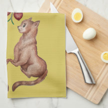 Paño De Cocina Los amantes de frutillas 