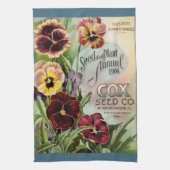 Linge De Cuisine Pansies (Vertical)