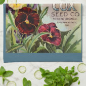 Linge De Cuisine Pansies (Plié)