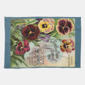 Linge De Cuisine Pansies (Horizontal)