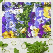 Linge De Cuisine Pansies (Plié)