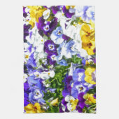 Linge De Cuisine Pansies (Vertical)