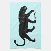 Linge De Cuisine panthère noir (Vertical)