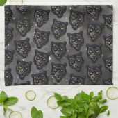 Linge De Cuisine Panthère noire (Plié)