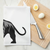 Linge De Cuisine Panthère noire (Quart Plié)
