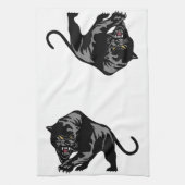 Linge De Cuisine Panthère noire (Vertical)