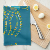 Linge De Cuisine Paon (Quart Plié)