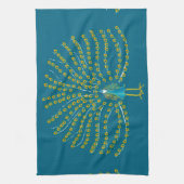 Linge De Cuisine Paon (Vertical)
