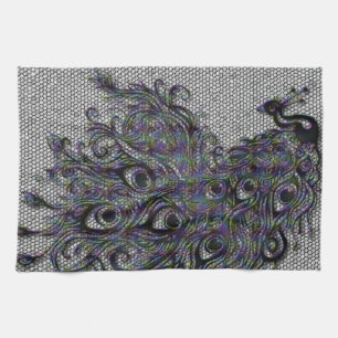 Linge De Cuisine Paon