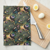 Linge De Cuisine Paon (Quart Plié)