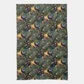 Linge De Cuisine Paon (Vertical)