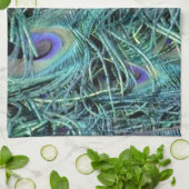 Linge De Cuisine Paon coloré (Plié)