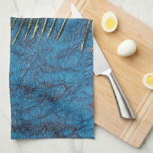 Linge De Cuisine Paon de marine (Quart Plié)