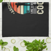 Linge De Cuisine Papa au tir à l'arc (Plié)