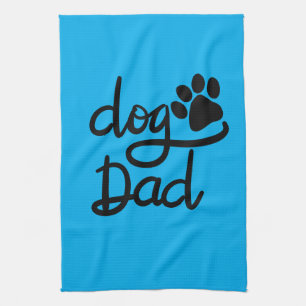 Linge De Cuisine Papa Chien Empreinte de Patte de Chien Drôle