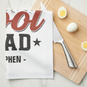 Linge De Cuisine Papa Cool - Rustic Mountain et Deer Design (Quart Plié)
