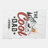Linge De Cuisine Papa Cool - Rustic Mountain et Deer Design (Horizontal)