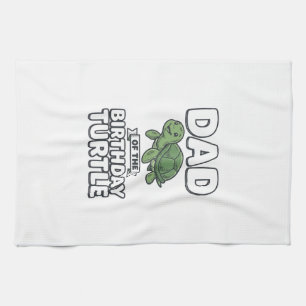 Linge De Cuisine Papa de la tortue d'anniversaire Création drôle de