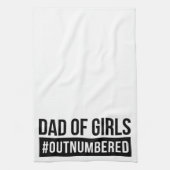 Linge De Cuisine Papa des filles #Surnuméroté (Vertical)