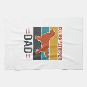 Linge De Cuisine Papa Golden Retriever Conception Vector pour Amate