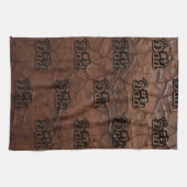 Linge De Cuisine Papa N°1 - Aspect Cuir (Horizontal)