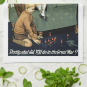 Linge De Cuisine Papa, qu'as-tu fait pendant la Grande Guerre ? (Plié)