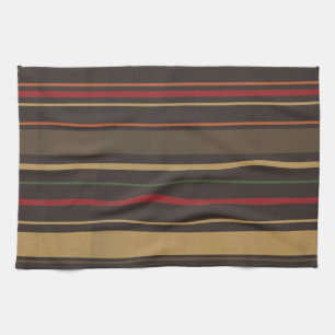 Linge De Cuisine papier feuilleté à l'automne05 STRIPES RICHES OR