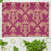 Linge De Cuisine Papier peint 4 de damassé (Plié)