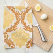 Linge De Cuisine Papier peint 5 de damassé (Quart Plié)